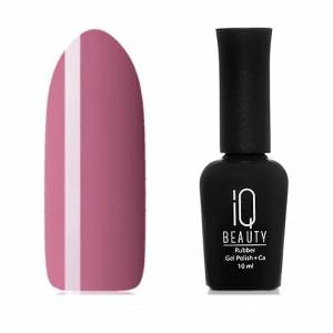 IQ Beauty: Гель-лак для ногтей каучуковый #014 Mysterious flowert (Rubber gel polish), 10 мл