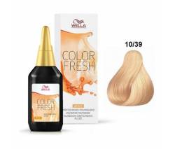Wella Color Fresh: Оттеночная краска Велла Колор Фреш (10/39 яркий блонд золотистый сандре)