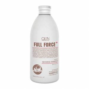 Ollin Professional Full Force: Интенсивный восстанавливающий шампунь с маслом кокоса (Intensive Restoring Shampoo with Coconut Oil)