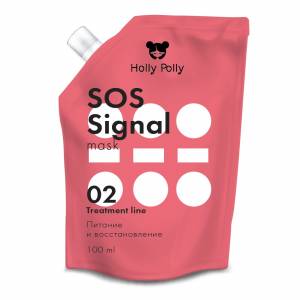 Holly Polly Treatment: Маска для волос экстра-питательная (SOS-signal), 100 мл
