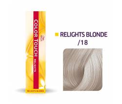 Wella Color Touch Relights: Оттеночная крем-краска (Relights /18 ледяной блонд), 60 мл