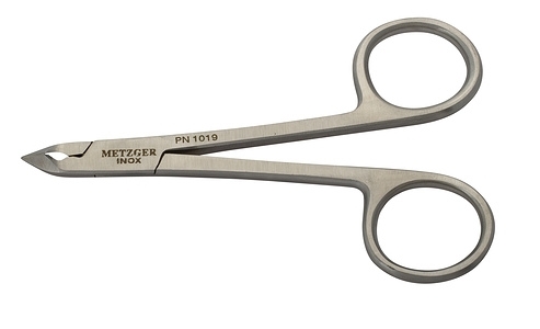 Metzger: Ножницы (щипцы) для кожи или ногтей матовые (РN-1019-D(6mm)-BJ), 6 мм