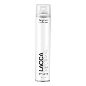 Kapous Styling: Лак аэрозольный для волос нормальной фиксации «Lacca Normal», 500 мл