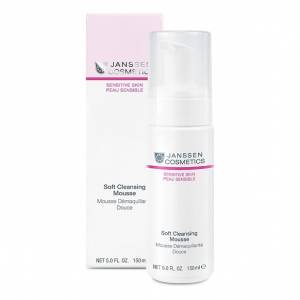 Janssen Cosmetics Sensitive Skin: Нежный очищающий мусс (Soft Cleansing Mousse), 150 мл