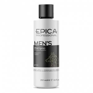 Epica Men's: Мужской шампунь с кондиционирующим эффектом, маслом апельсина, экстрактом бамбука и витамином PP, 250 мл