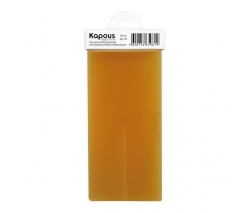 Kapous Depilations: Жирорастворимый воск Желтый Натуральный в картридже с мини роликом, 100 мл