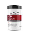 Epica Rich Color: Маска для окрашенных волос с маслами манго, макадамии и экстрактом виноградных косточек, 1000 мл