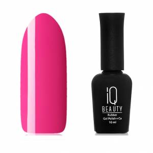 IQ Beauty: Гель-лак для ногтей каучуковый #068 Magenta (Rubber gel polish), 10 мл