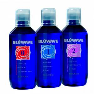 Selective Professional Химическая завивка: Состав на основе протеинов кератина для окрашенных, поврежденных волос (Blue Wave 2), 250 мл