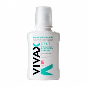 Vivax Dent: Бальзам для полости рта с пептидным комплексом и гелем алоэ вера, 250 мл