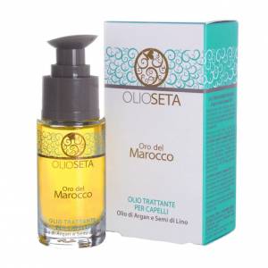 Barex Italiana Olioseta Золото Марокко: Масло-уход с маслом арганы и маслом семян льна (Oil Treatment for Hair)