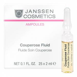 Janssen Cosmetics Ampoules: Сосудоукрепляющий концентрат для кожи с куперозом (в ампулах) (Couperose Fluid)