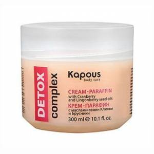 Kapous Depilations: Крем-парафин «Detox Complex» с маслами семян Клюквы и Брусники, 300 мл
