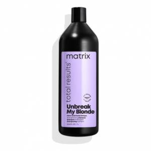 Matrix Total Results Unbreak My Blond: Шампунь укрепляющий для осветленных волос с лимонной кислотой, 1000 мл