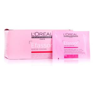 L'Oreal Professionnel Efassor: Салфетки для удаления краски с кожи Лореаль Эфассор, 36 шт по 3 гр