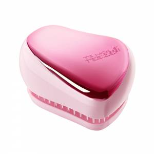 Tangle Teezer: Расчёска Тангл Тизер Compact Styler Baby Doll Pink Chrome