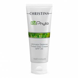 Christina Bio Phyto: Дневной крем «Абсолютная защита» SPF 20 с тоном (Bio Phyto Ultimate Defense Tinted Day Cream SPF 20)