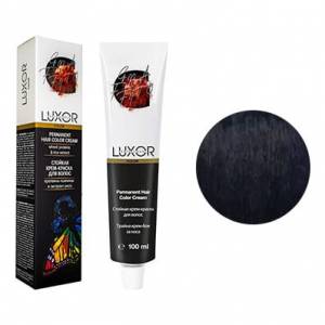 Luxor Color: Крем-краска для волос 1.0 Чёрный, 100 мл