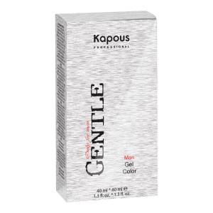 Kapous Gentlemen: Гель-краска для мужчин Капус Джентельмен (набор с 3% оксидом 40 мл+40 мл) №3 темно-коричневый, 80 мл