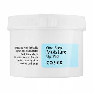 Cosrx: Очищающие / Увлажняющие  пэды (подушечки) для чувствительной кожи (One Step Moisture Up Pad), 70 шт