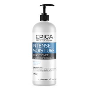 Epica Intense Moisture: Кондиционер для увлажнения и питания сухих волос маслами хлопка, какао и экстрактом зародышей пшеницы, 1000 мл