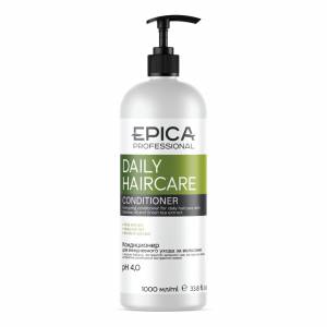 Epica Daily Haircare: Кондиционер для ежедневного ухода с маслом бабассу и экстрактом зеленого чая, 1000 мл