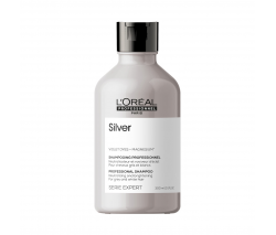 L'Oreal Professionnel Silver : Шампунь Сильвер для блеска седых и обесцвеченных волос (Silver shampoo), 300 мл