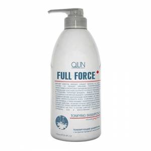 Ollin Professional Full Force: Тонизирующий шампунь с экстрактом пурпурного женьшеня (Tonifying Shampoo with Purple Ginseng Extract)