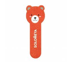Solomeya: Пилка для натуральных и искусственных ногтей 180/220 "Медвежонок" (Little Bear Nail File Bear 3)