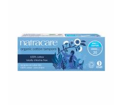 Natracare: Тампоны из натурального хлопка без аппликатора (Cotton Tampons Super), 20 шт