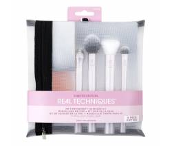 Real Techniques: Набор для макияжа с косметичкой (Me-Time Makeup + Skincare Kit)