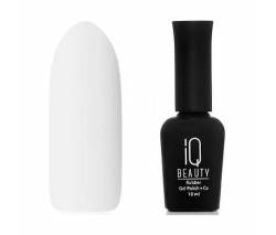 IQ Beauty: Гель-лак для ногтей каучуковый #001 Pure snow (Rubber gel polish), 10 мл