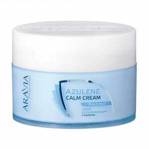 Aravia Professional: Крем успокаивающий с азуленом (Azulene Calm Cream Post-Epil), 200 мл
