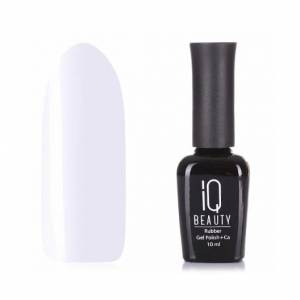 IQ Beauty: Гель-лак для ногтей каучуковый #101 Super white (Rubber gel polish), 10 мл