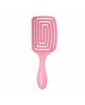 Solomeya: Расческа для сухих и влажных волос с ароматом клубники (Wet Detangler Brush Paddle Strawberry), 1 шт