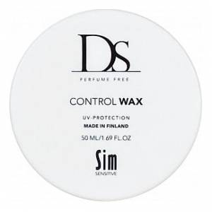 Sim Sensitive DS Perfume Free Cas: Воск для укладки волос средней фиксации без отдушек (Control Wax), 50 мл
