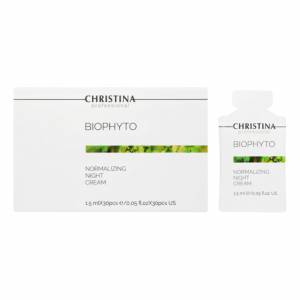 Christina Bio Phyto: Нормализующий ночной крем в инд. саше (Normalizing Night Cream sachets kit 30 pcs), 30 шт по 1,5 мл