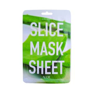 Kocostar: Маска-слайс для лица "Алоэ Вера" (Slice Mask Sheet Aloe), 20 мл