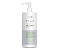 Revlon Restart Balance: Мицеллярный очищающий шампунь для жирной кожи головы (Purifying Micellar Shampoo), 1000 мл