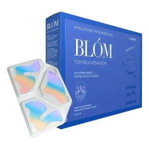 Blom: Микроигольные маски для зрелой кожи с анти-эйдж эффектом Top Rejuvenation, 6 шт