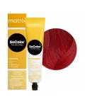Matrix socolor.beauty: Краска для волос 7RR+ блондин глубокий красный+ (7.55+), 90 мл