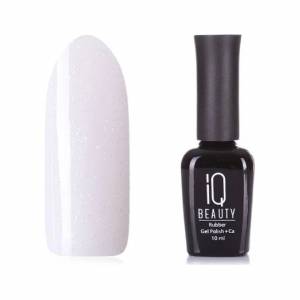 IQ Beauty: Базовое покрытие для гель-лака камуфлирующее с шиммером #09/ Сливочный пломбир (Vanilla ice-cream /Shimmer nude base), 10 мл