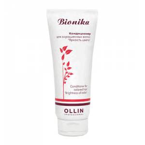 Ollin Professional BioNika: Кондиционер для окрашенных волос «Яркость цвета» (Ollin BioNika For Colored hair), 200 мл
