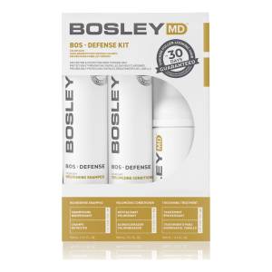 Bosley MD Bos Defence Color Safe: Система для предотвращения истончения и выпадения волос (Starter Pack)