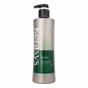 KeraSys: Освежающий шампунь для жирной и проблемной кожи головы с экстрактом мяты (КераСис Лечение кожи головы), 400 мл