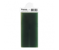 Kapous Depilations: Жирорастворимый воск Зеленый с Хлорофиллом в картридже с узким роликом, 100 мл