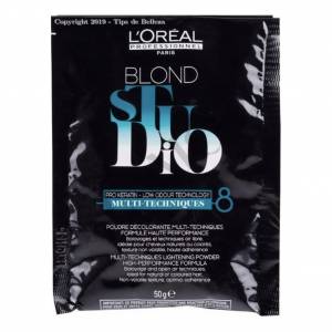 L'Oreal Professionnel Blond Studio: Пудра для мульти техник Лореаль Блонд Студио (Multi-Techniques Powder), 50 гр