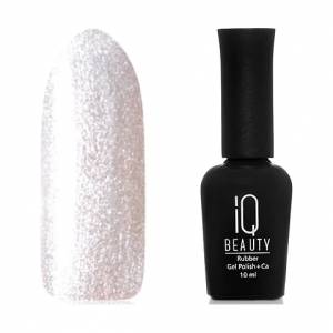 IQ Beauty: Гель-лак для ногтей каучуковый #034 Liquid metal (Rubber gel polish), 10 мл