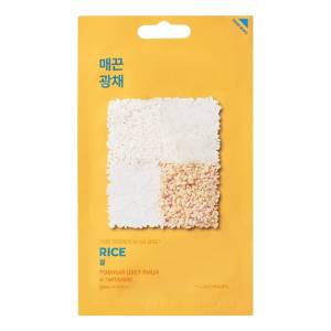 Holika Holika Pure Essence Mask Sheet: Тканевая маска против пигментации, рис (Rice), 23 мл