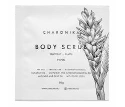 Charonika: Скраб для тела грепфрут/мандарин (Pink Body Scrub), 50 гр